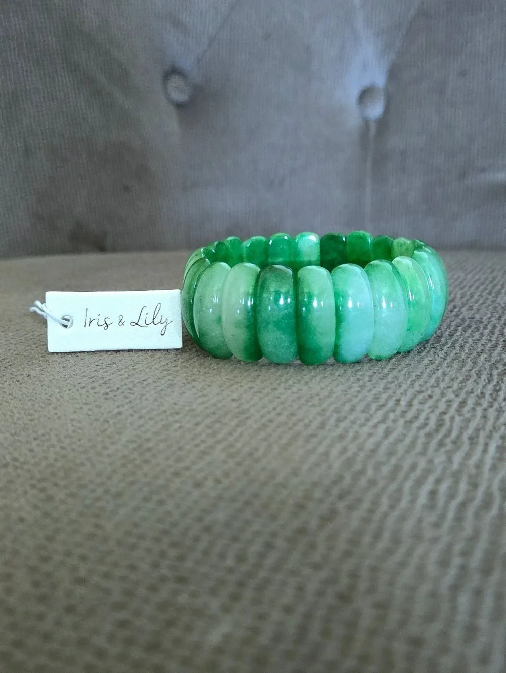 Iris & Lily Green💚 Aventurine Stretch Bracelet - NWT